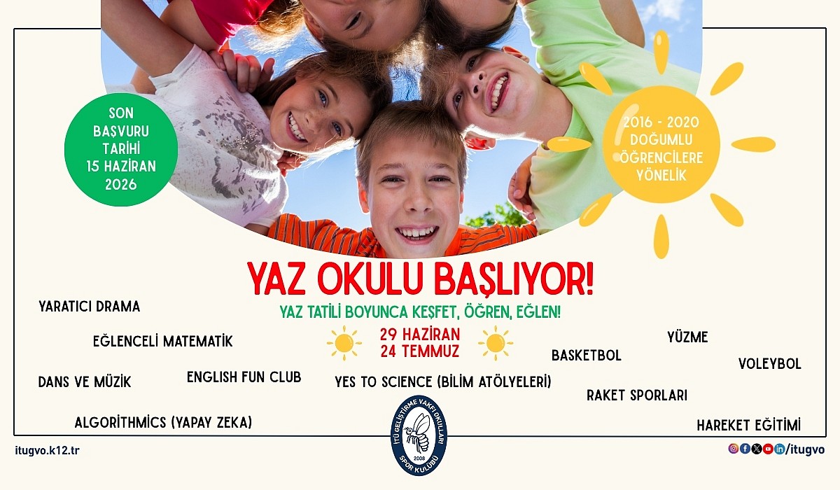 Yaz Okulu Kayıtlarımız Başladı 2026  