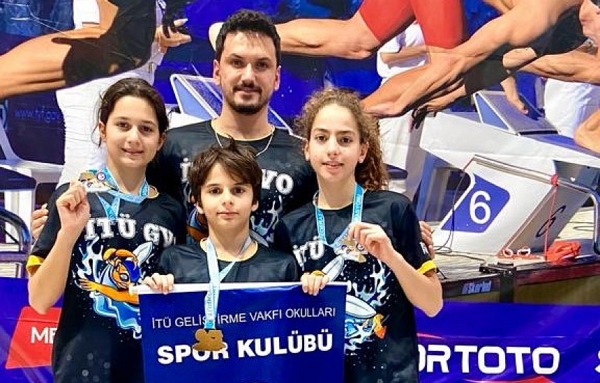 Yüzme Takımımız Türkiye Şampiyonu Olarak Tamamladığı Şampiyonadan 6 Madalya ile Döndü 